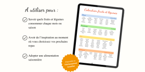 Promo calendrier fruits et légumes